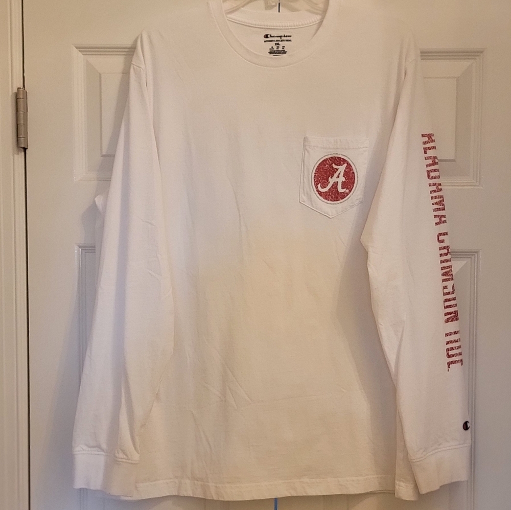 Champion unisex Alabama Dog Shirt 2XL Long sleeve tee shirt EUC